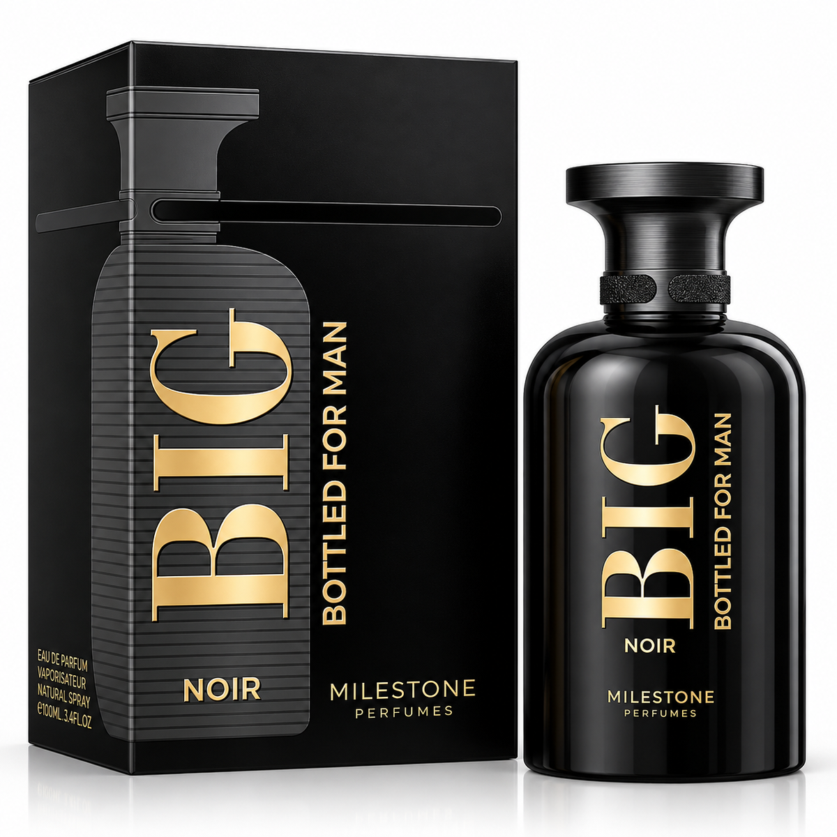Big Bottled For Man Noir