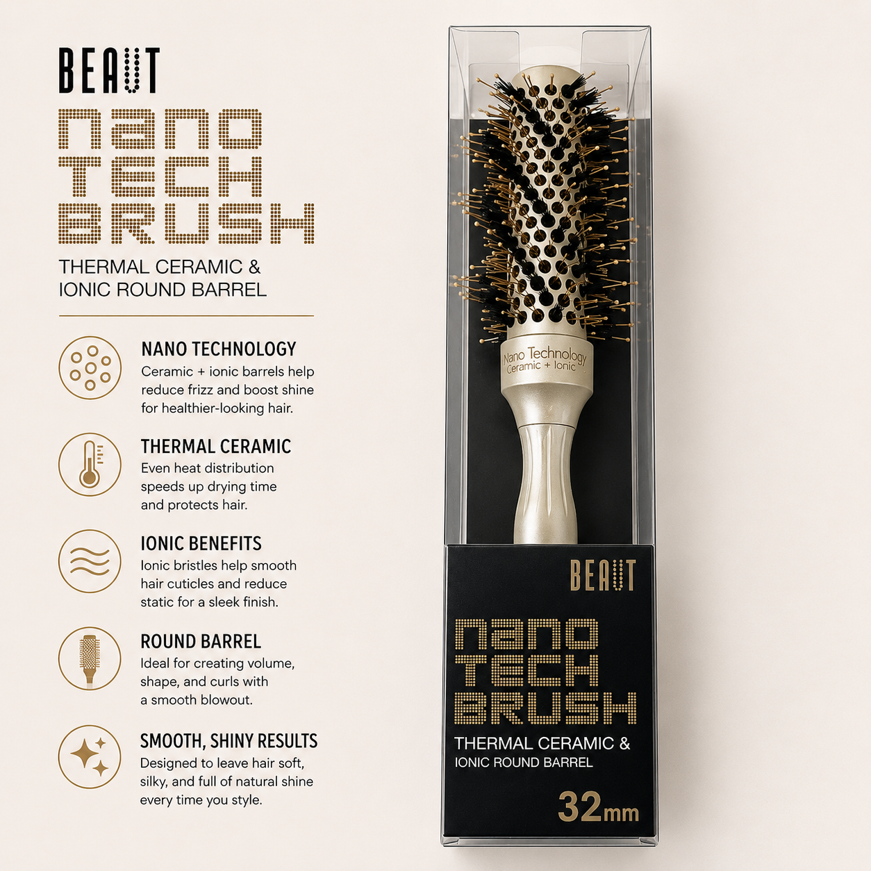 BEAUT Nano Tech Brush 32mm
