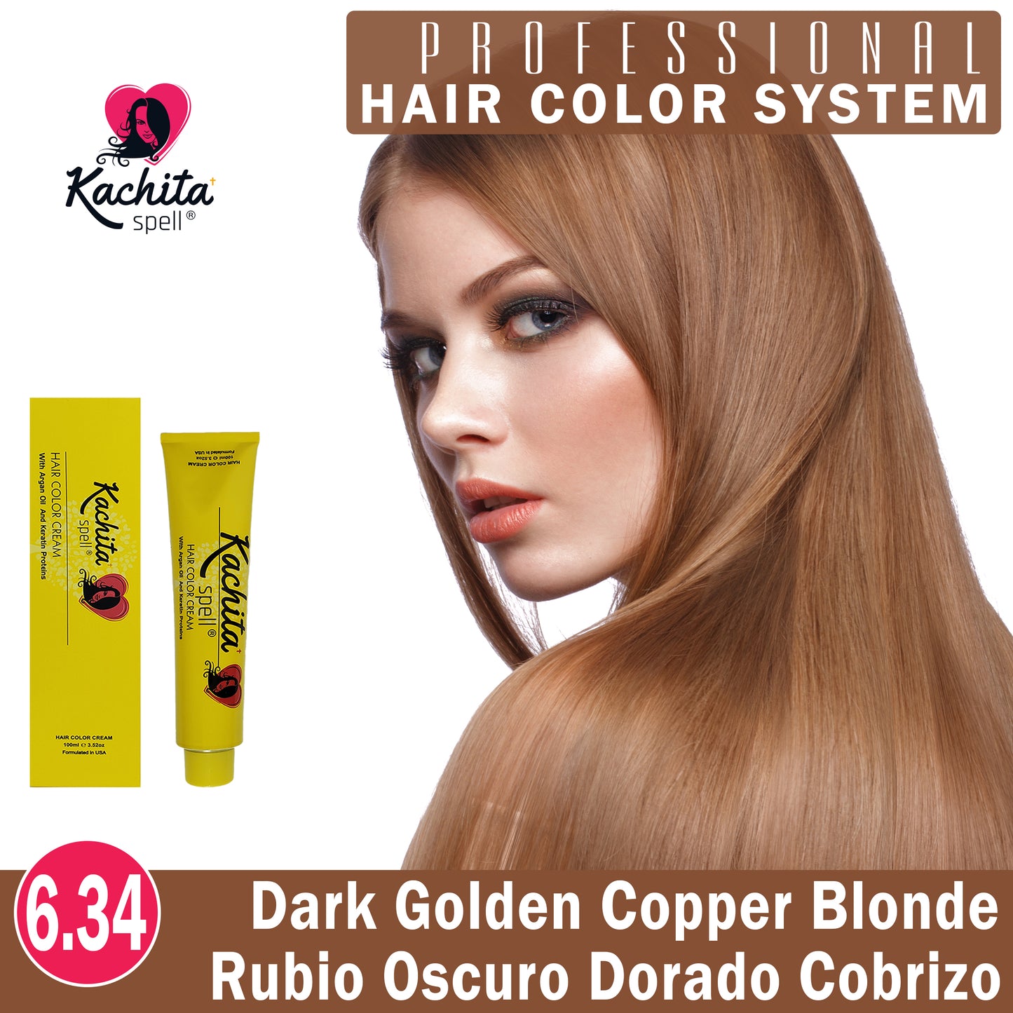 Dark Golden Copper Blonde 6.34