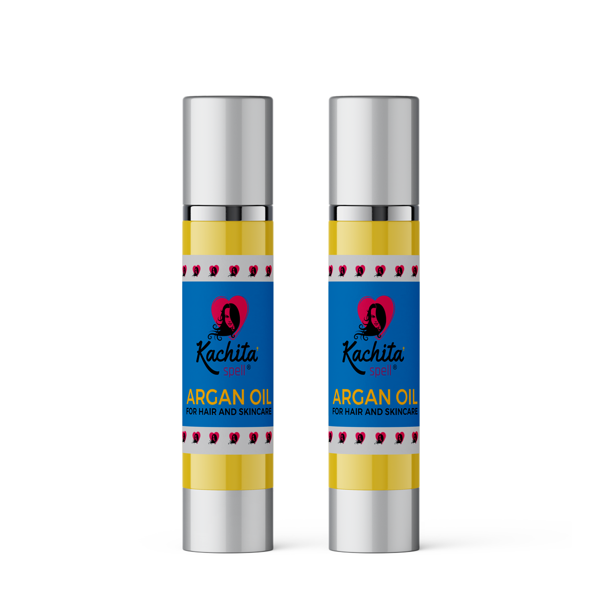 2 x Moroccan Argan Oil 100% Pure Kachita Spell