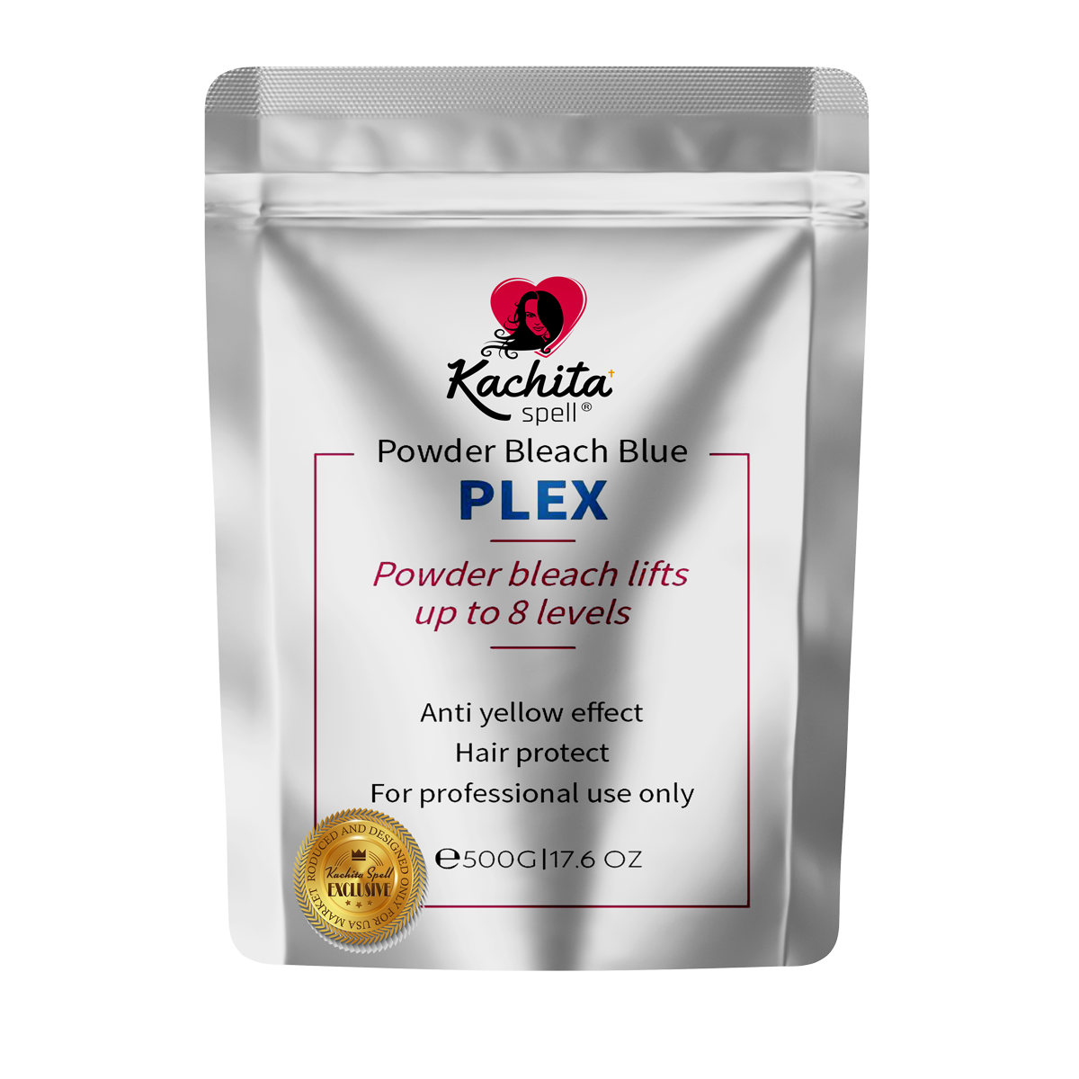 Kachita Spell Powder Lightener Bleach Blue Dust-Free Deco-Max