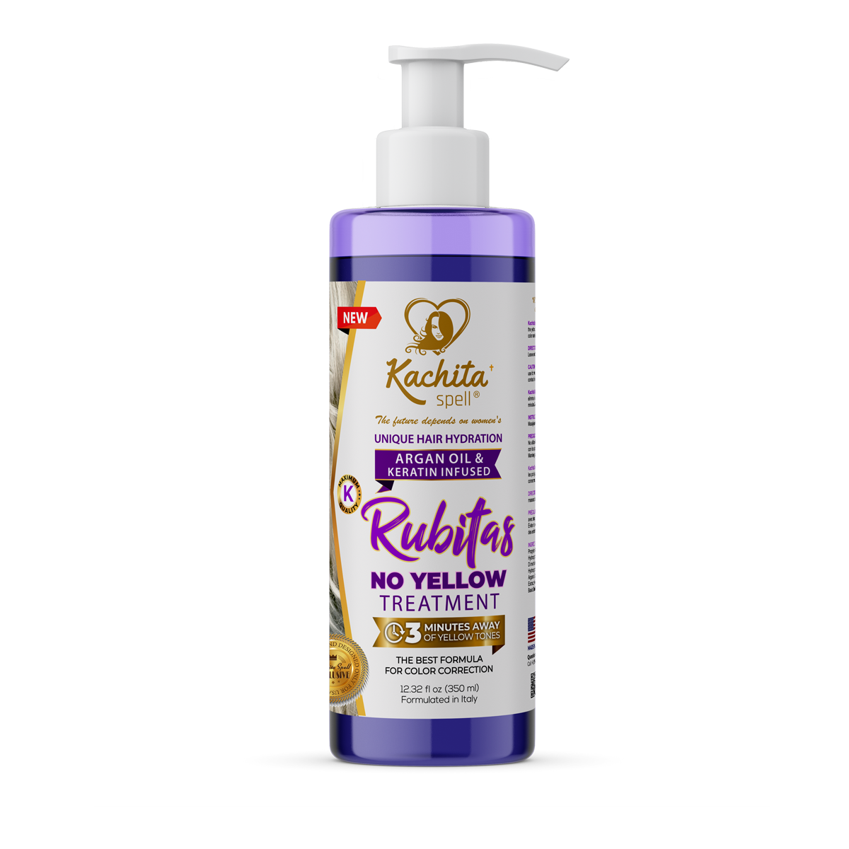 Champú Morado Tonificante Balance No Yellow Rubitas 350ml
