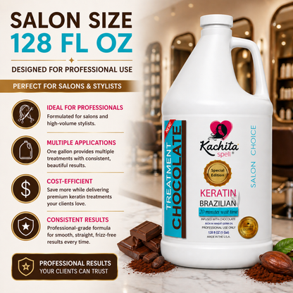 Edición especial de queratina de chocolate, 128 onzas líquidas