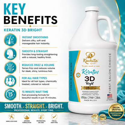 Keratin 3D Bright Liquid Fusion 128 floz