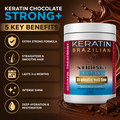 Keratin Chocolate Strong+ Edition 32oz