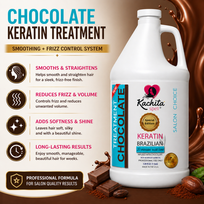 Edición especial de queratina de chocolate, 128 onzas líquidas