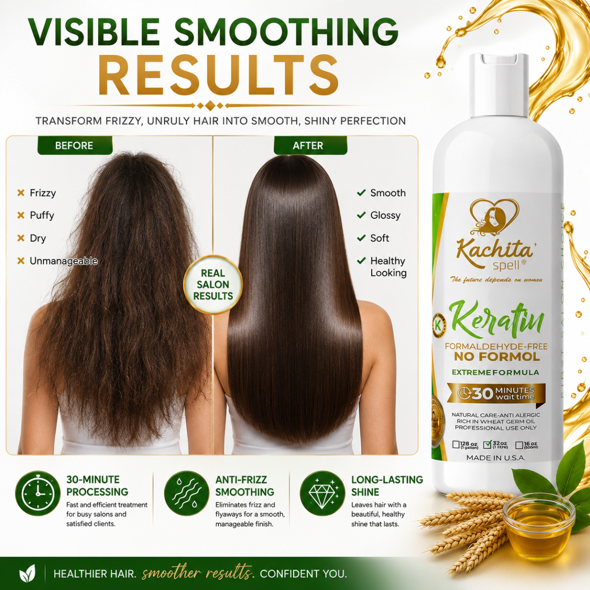 Keratin Formaldehyde Free Extreme Formula 32oz