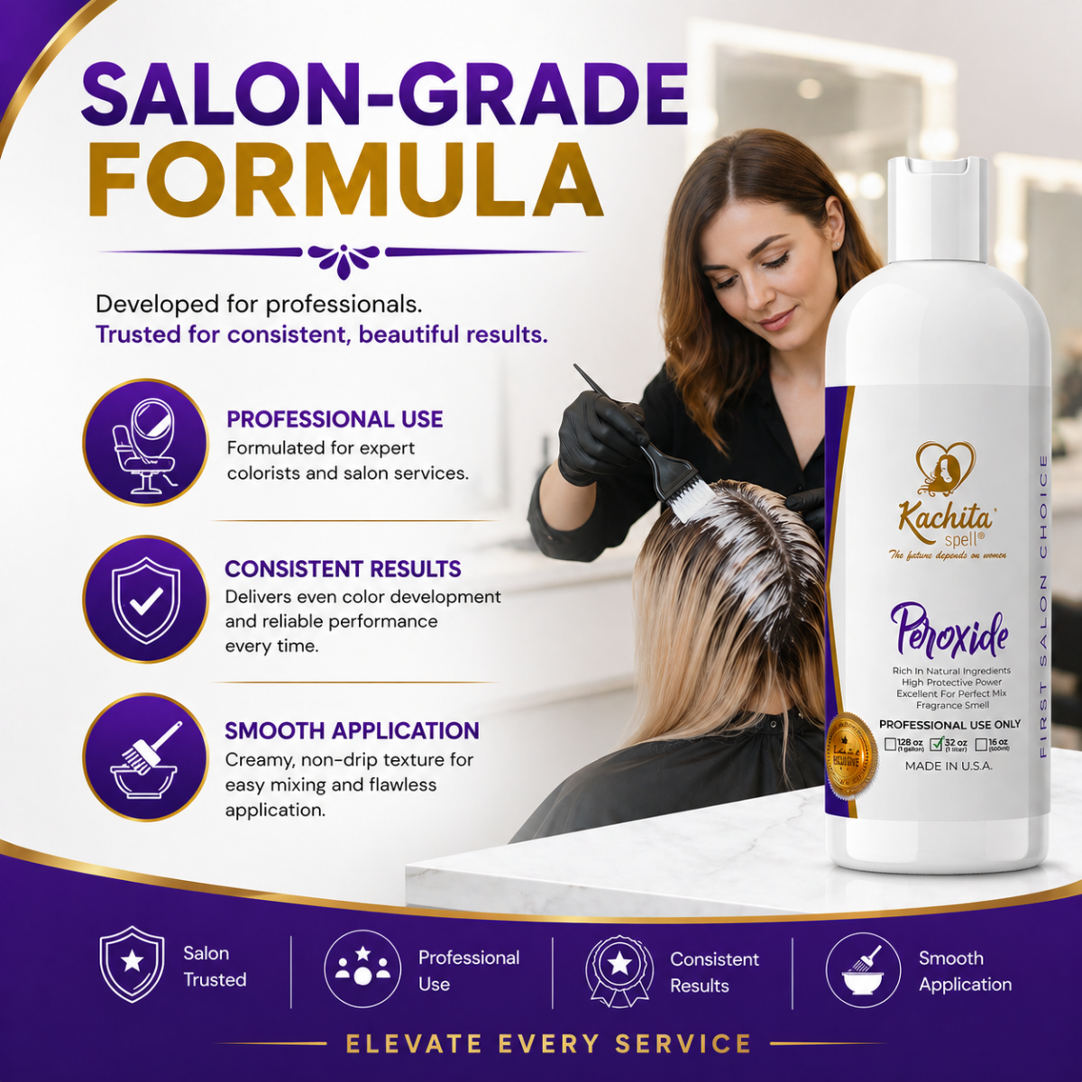 Kachita Spell Peroxide Creme Developer - 2 Packs 30%