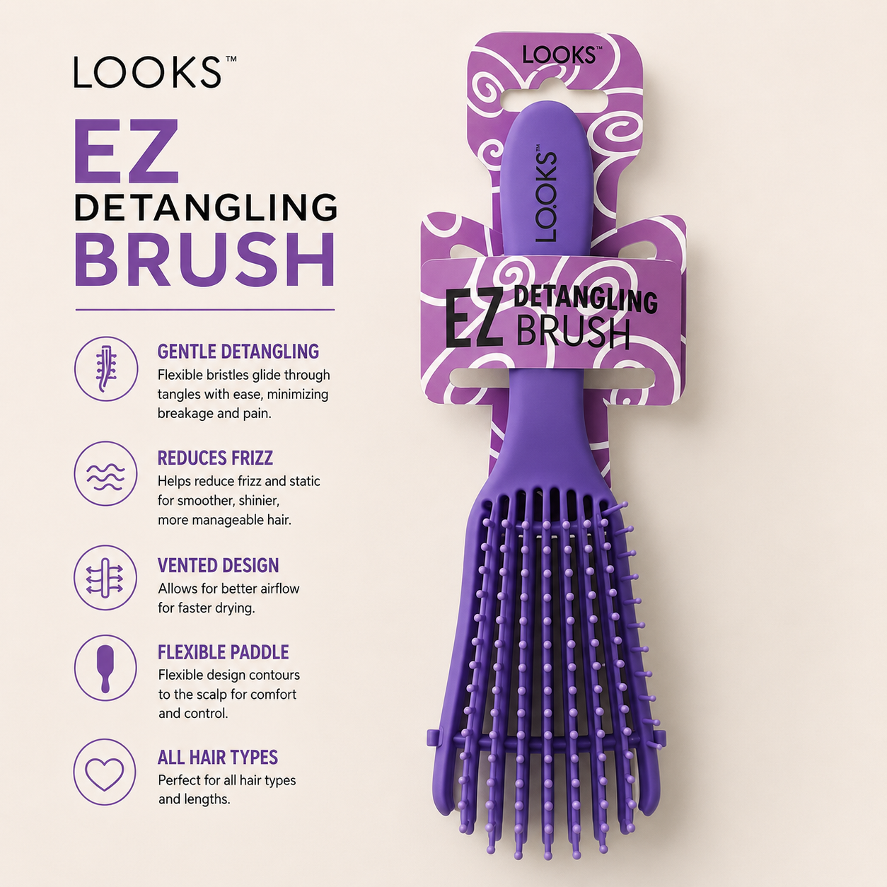 Looks EZ Detangling Brush