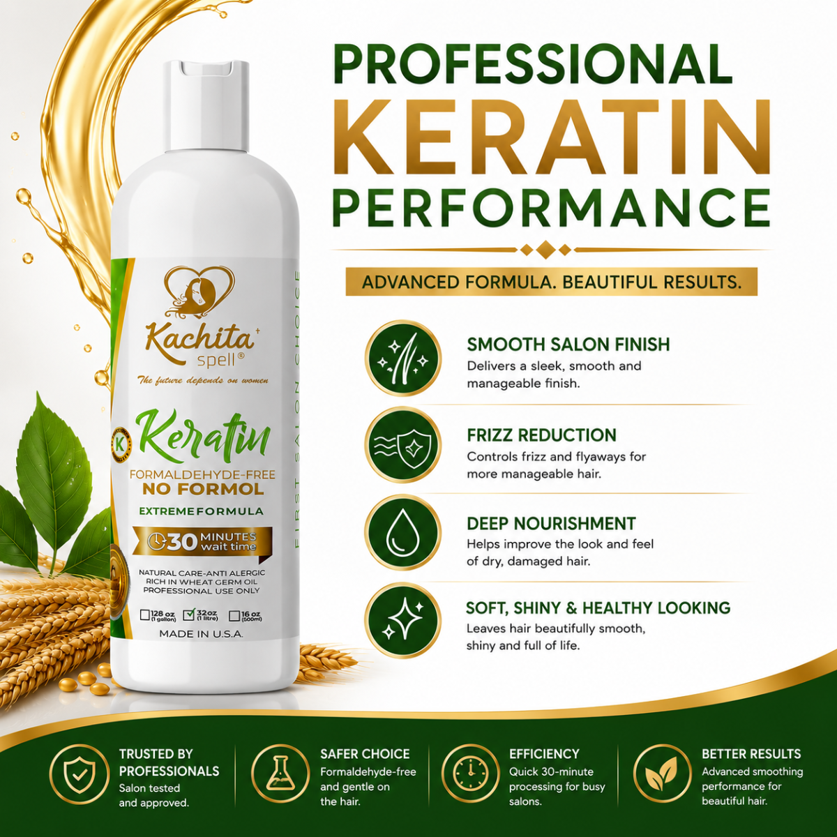 Keratin Formaldehyde Free Extreme Formula 32oz