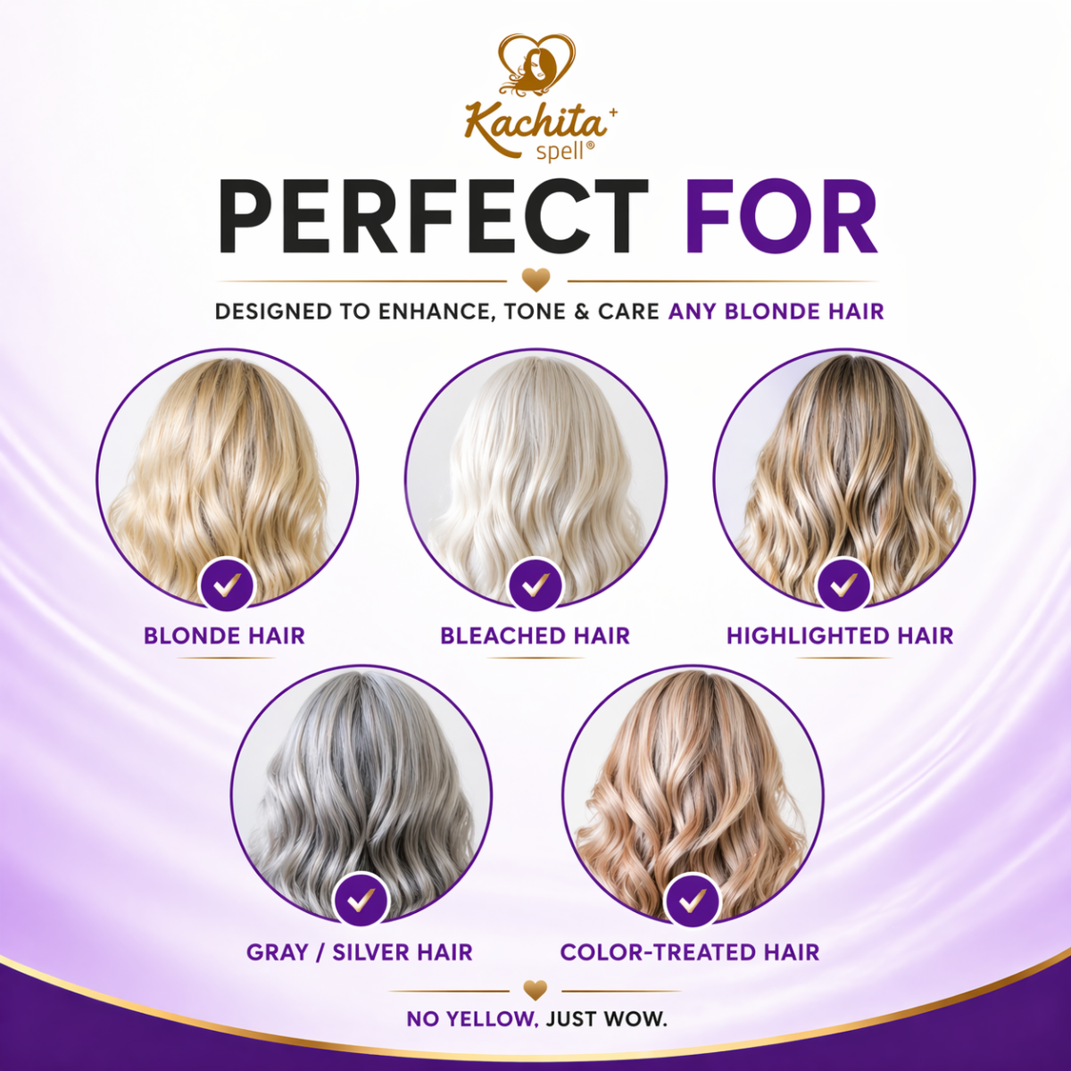 Purple Shampoo Toning Balance No Yellow Rubitas 350ml