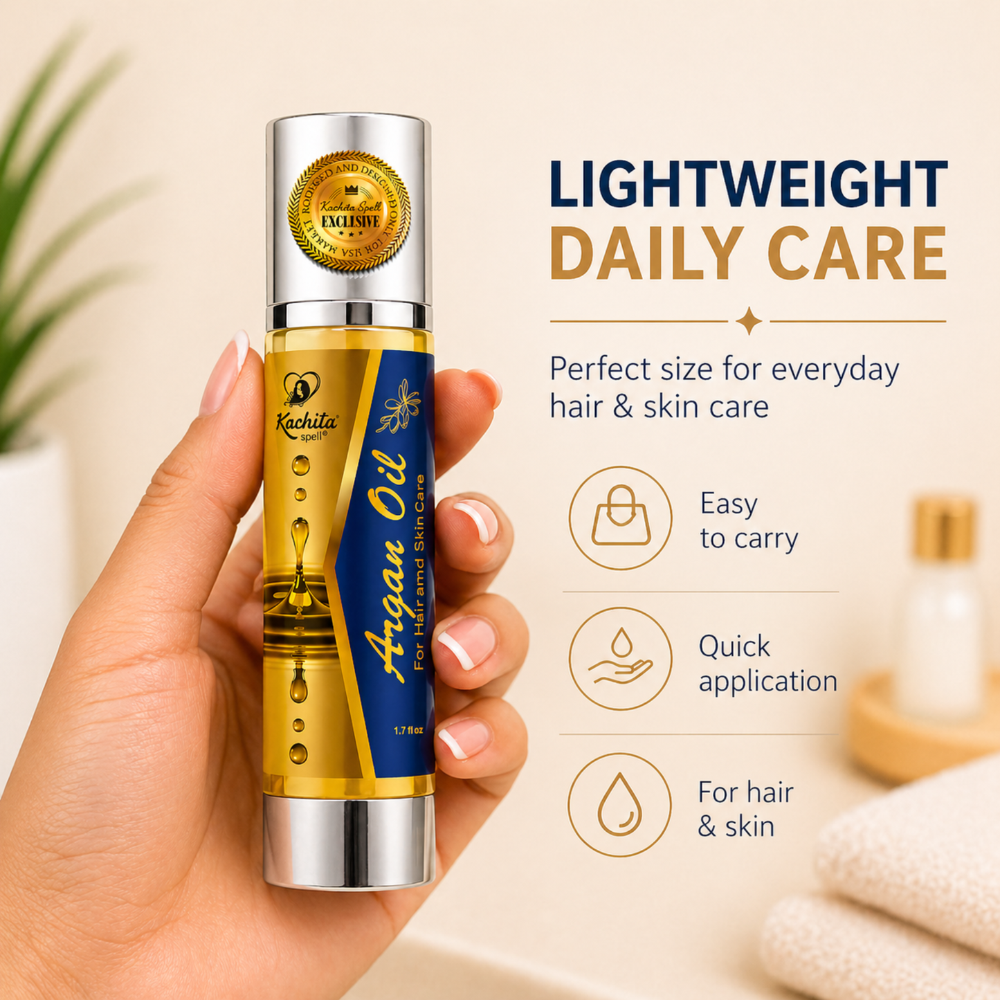 Moroccan Argan Oil 100% Pure Kachita Spell