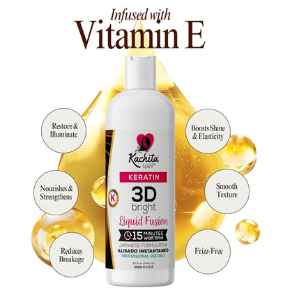 Keratin 3D Bright Liquid Edición Fusión 33,8 oz