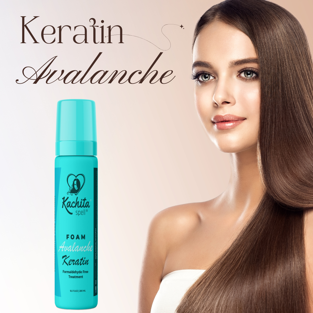 New Keratin Avalanche Mousse Foam Hair Straightening Treatment Formaldehyde Free