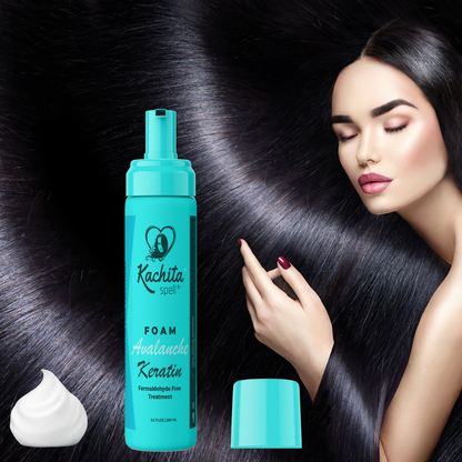 New Keratin Avalanche Mousse Foam Hair Straightening Treatment Formaldehyde Free