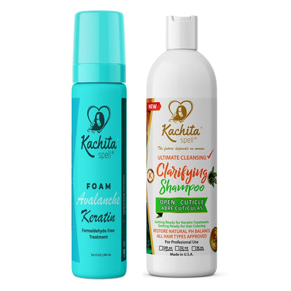 New Keratin Avalanche Mousse Foam Hair Straightening Treatment Formaldehyde Free