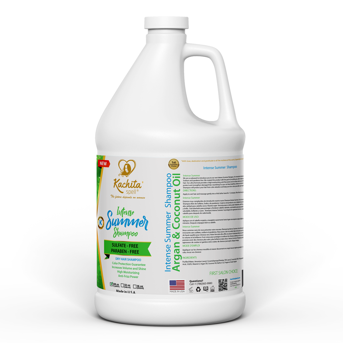 Champú Verano Intenso Sulfato 128 fl oz